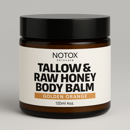 Tallow & Raw Honey Body Balm (Golden Orange Scent) ::