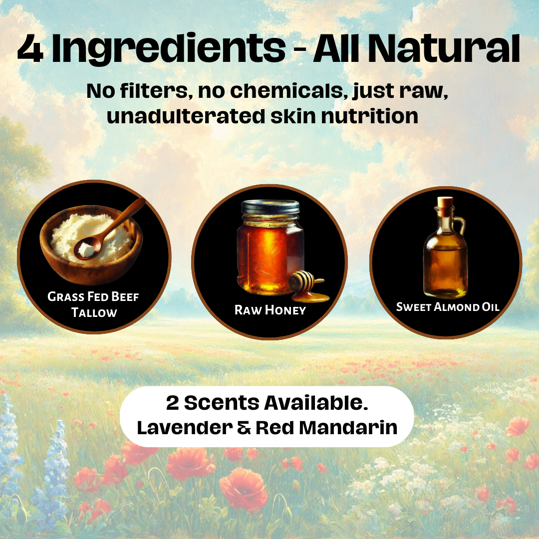Tallow & Raw Honey Face Balm